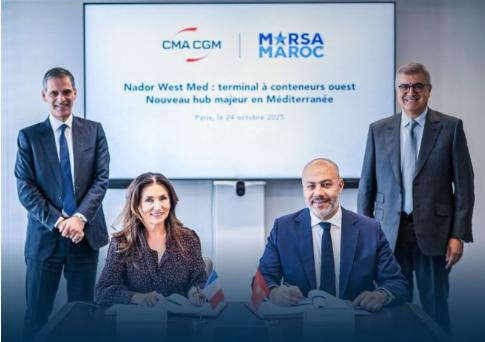 Port Nador West Med : Marsa Maroc et CMA CGM finalisent l'accord pour l'exploitation du terminal à conteneurs Ouest